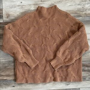 Thick mock neck sweater